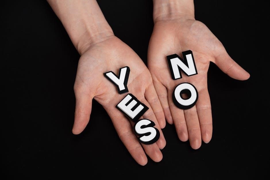 yes no maybe list pdf